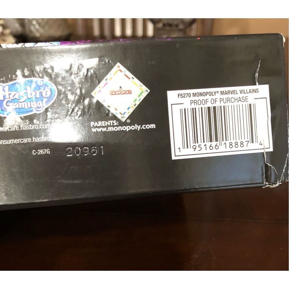 HASBRO - NWT Monopoly Marvel Super Villains Edition. Sealed Box - Picture 12 of 14